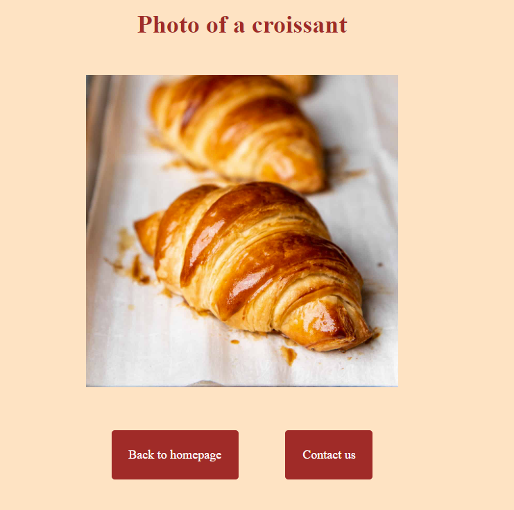 Daniella's croissant project